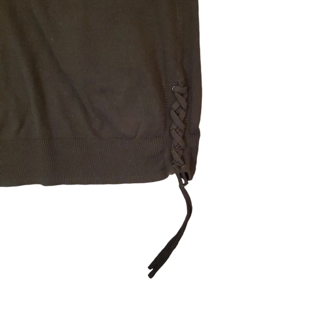 Simply Vera Women's Dark Green Open Front Cardigan‎ Size Small